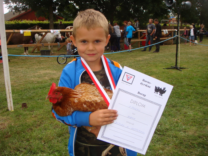 Der er præmier til alle børn der udstiller